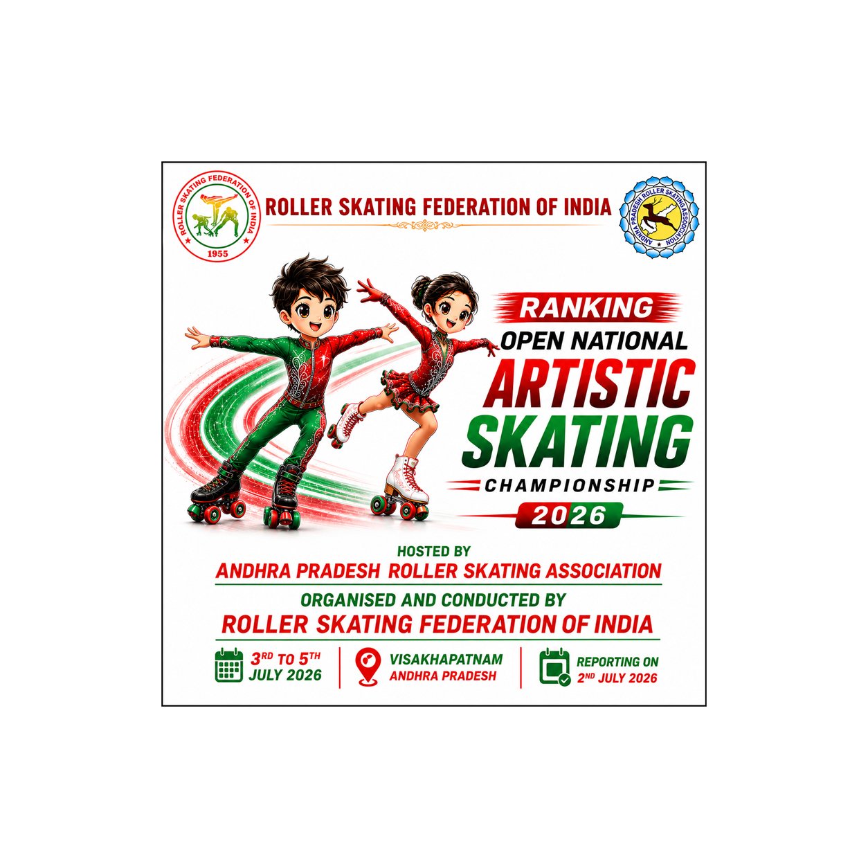 ARTISTIC OPEN NATIONAL RANKING CHAMPIONSHIP – 2026 TANTATIVE SCHEDULE